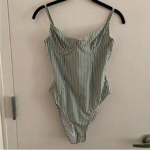Onia Sage Striped Women's One Piece Swimsuit